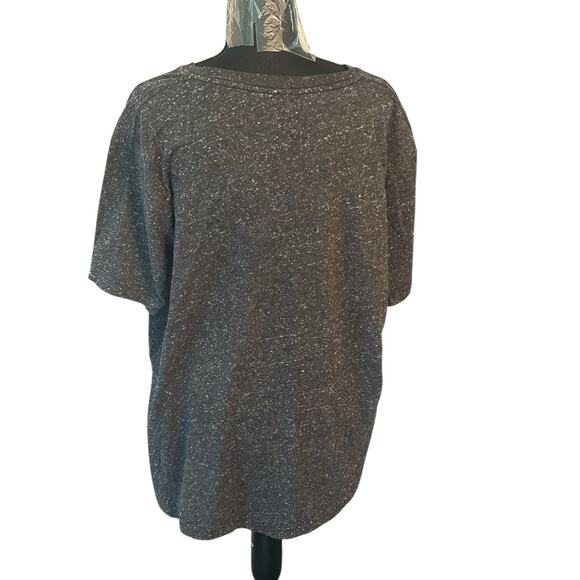 I DON'T FINISH ANYTHIN t-shirt by WELL WORN, Funny Mens 2XL, Gray Black Speckled - Picture 4 of 6